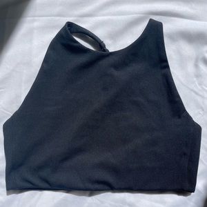 Girlfriend Collective Topanga Sports Bra Black color Size S